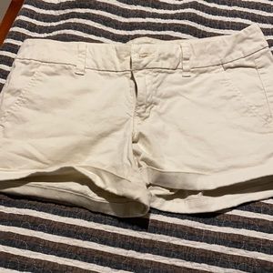 Beige American eagle shorts